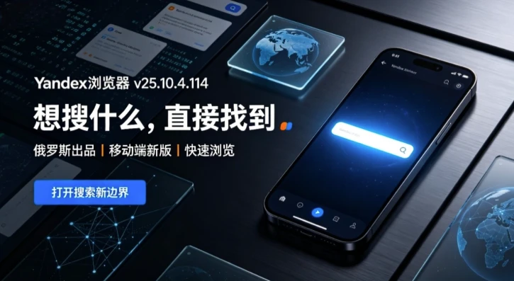 图片[1]-Yandex浏览器 v25.10.4.114，无限制自由搜索，全网资源一键直达-酷软