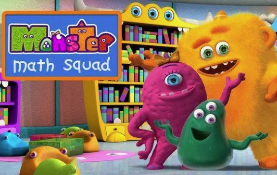 数学英语双料启蒙动画《Monster.Math.Squad 怪物数学小分队》-酷软