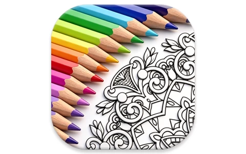 Colorfy v3.40,一款让人上瘾的涂色游戏,对抗焦虑压力,免费无广告-酷软