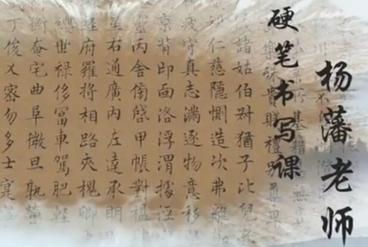 杨藩博士硬笔书法精品课-酷软