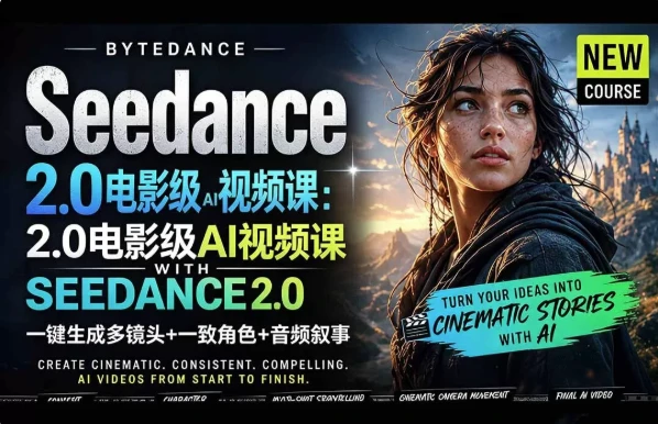 字节跳动的Seedance 2.0 AI电影视频生成制作教程-酷软