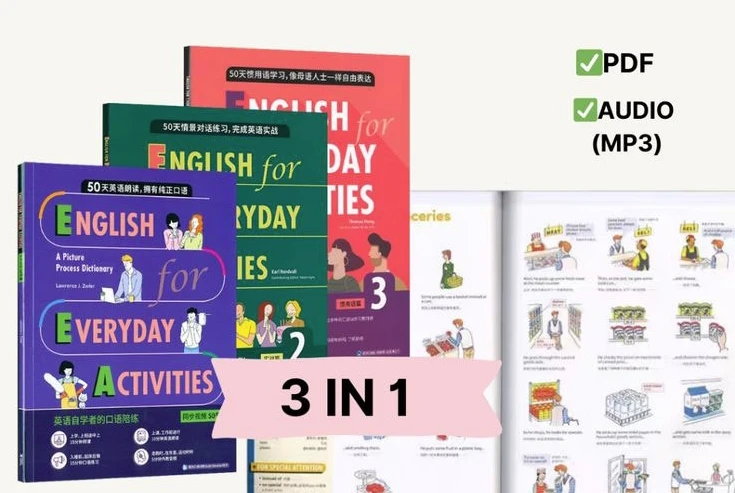 告别“哑巴英语”《English for Everyday Activities》让你开口就能说！电子书+音频+视频-酷软