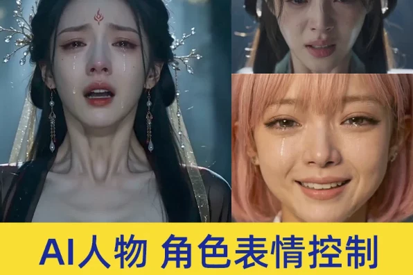AI人物角色表情控制微表情提示词+动作链拆解合集-酷软