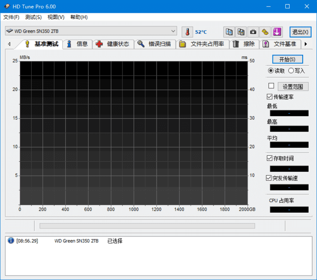 图片[1]-HD Tune(固态硬盘性能检测工具) Pro v6.10 汉化绿色版-酷软