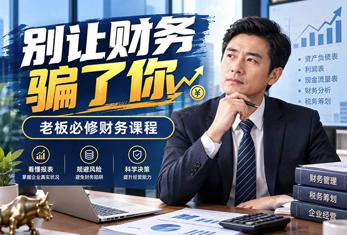 别让财务骗了你 老板必修财务课程-酷软