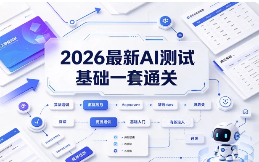 2026最新AI测试基础一套通关-酷软