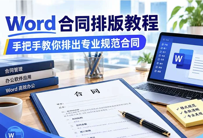 Word合同排版教程-酷软