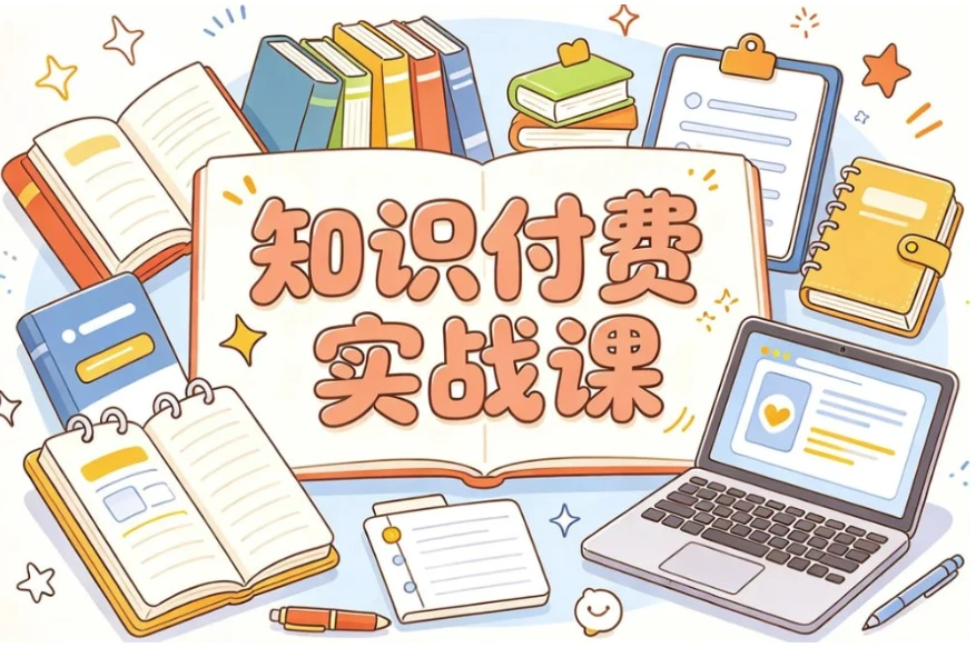 知识付费实战课,新手也能快速搭建变现体系-酷软