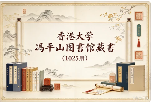 图片[1]-香港大学冯平山图书馆藏书（1025册）-酷软