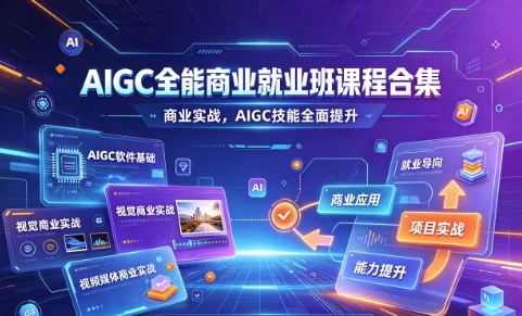 图片[1]-AIGC全能商业就业班课程合集-酷软
