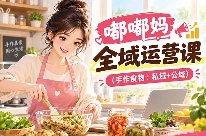 图片[1]-嘟嘟妈全域运营课完整版-酷软
