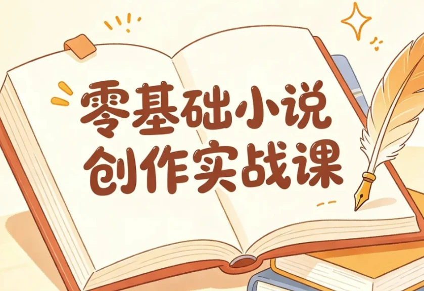 零基础小说创作实战课,高效写出短篇与长篇故事-酷软