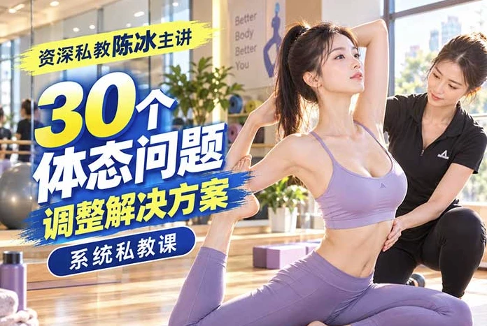 陈冰30个体态调整私教课-酷软