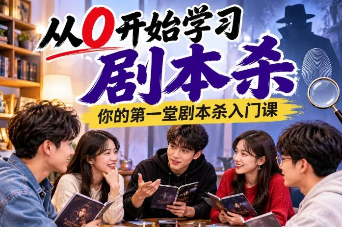 图片[1]-从0开始学习剧本杀 你的第一堂剧本杀入门课-酷软